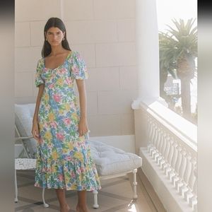 Faithfull The Brand Gabriela midi dress